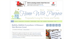 Desktop Screenshot of homewithpurpose.net